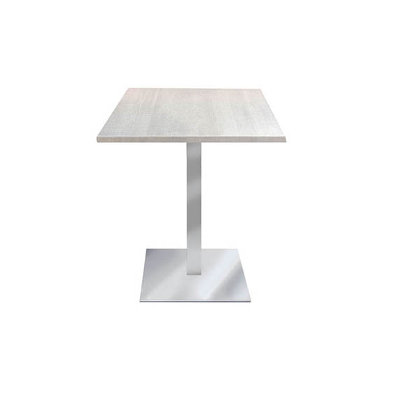 Base para mesa Inox cuadrada alta 